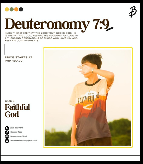 Faithful God Christian shirt design